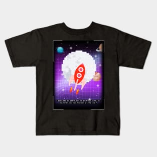 ROCKET SPACE 8BIT Kids T-Shirt